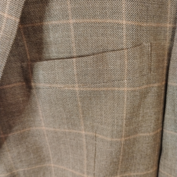 Jos. A. Bank Tan Striped Suit Jacket - Picture 3 of 8
